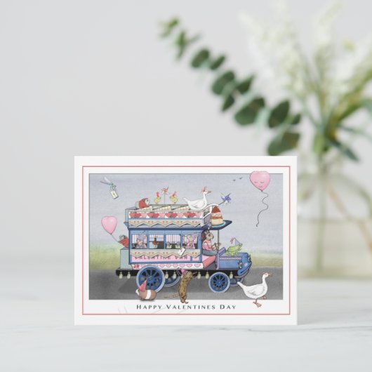 Happy Valentines Day Briefkaart (Staand voorkant)