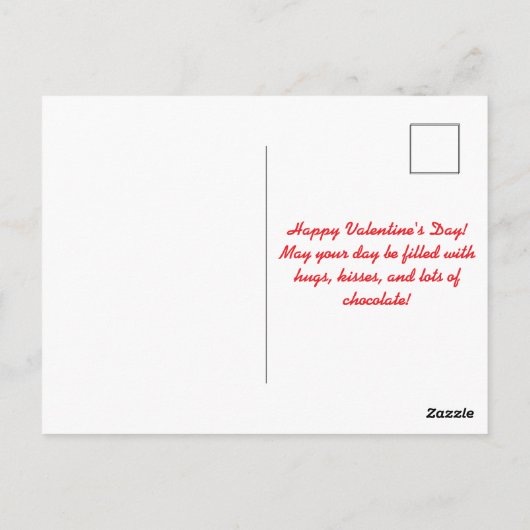 Happy Valentine's Day Briefkaart (Achterkant)