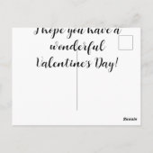 Happy Valentine's Day Briefkaart (Achterkant)