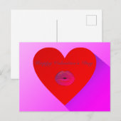 Happy Valentine's Day Briefkaart (Voorkant / Achterkant)