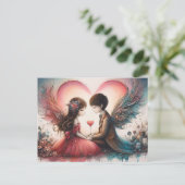 Happy Valentines Day Briefkaart (Staand voorkant)