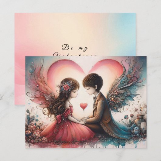 Happy Valentines Day Briefkaart (Voorkant / Achterkant)