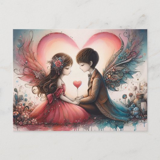 Happy Valentines Day Briefkaart (Voorkant)