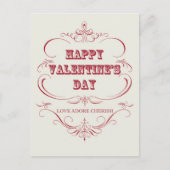  Happy Valentine's Day Briefkaart (Voorkant)