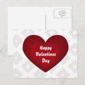 Happy Valentines Day Briefkaart (Voorkant / Achterkant)