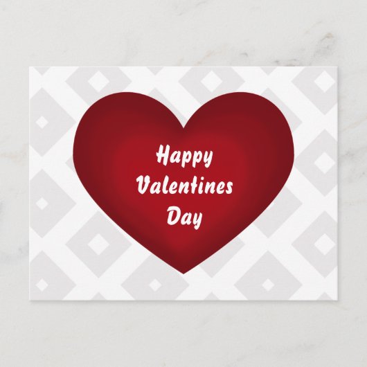 Happy Valentines Day Briefkaart (Voorkant)