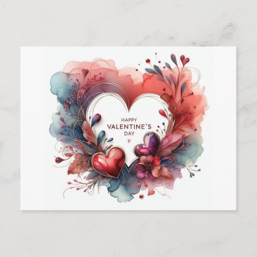 Happy Valentines Day Briefkaart (Voorkant)