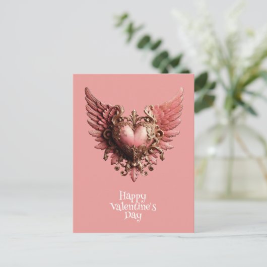 Happy Valentine's Day Briefkaart (Staand voorkant)