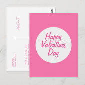 Happy Valentines Day Briefkaart (Voorkant / Achterkant)