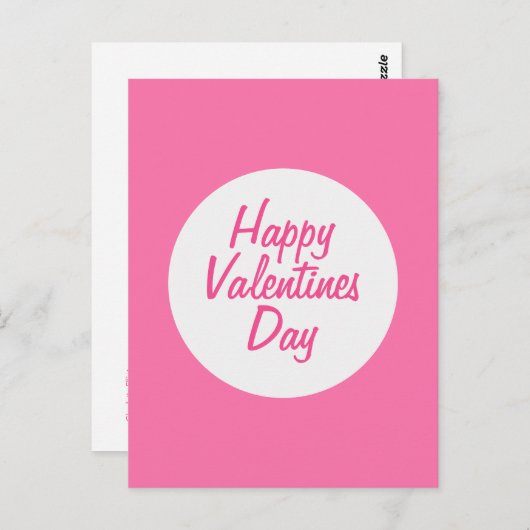 Happy Valentines Day Briefkaart (Voorkant / Achterkant)