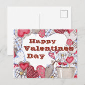 Happy Valentines Day Briefkaart (Voorkant / Achterkant)