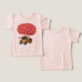 Happy Valentine's Day Bus with Owl (Ontwerp Voorkant & Achterkant)