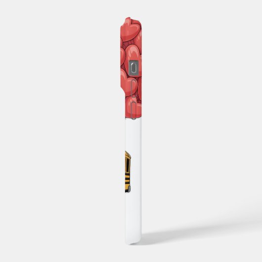 Happy Valentine's Day Bus with Owl iPhone Hoesje (Linkerkant)