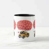 Happy Valentine's Day Bus with Owl Mok (Midden)