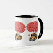 Happy Valentine's Day Bus with Owl Mok (Voorkant rechts)
