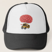 Happy Valentine's Day Bus with Owl Trucker Pet (Voorkant)