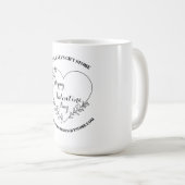 Happy Valentine's Day Business Name Website Koffiemok (Voorkant rechts)