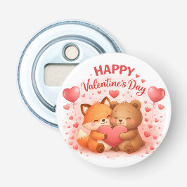 Happy Valentine's Day Button Flesopener