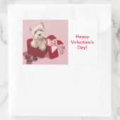 Happy Valentine's Day Cadeau Label Westie Cadeau L (Tas)