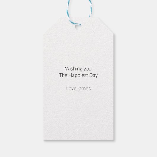 Happy Valentines Day Cadeaulabel (Achterkant)