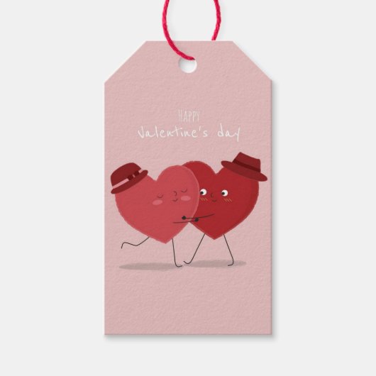 Happy Valentines Day Cadeaulabel (Voorkant)