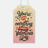Happy Valentine's Day Cadeaulabel (Achterkant)