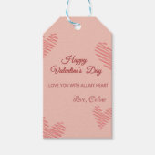 Happy Valentine's Day Cadeaulabel (Voorkant)