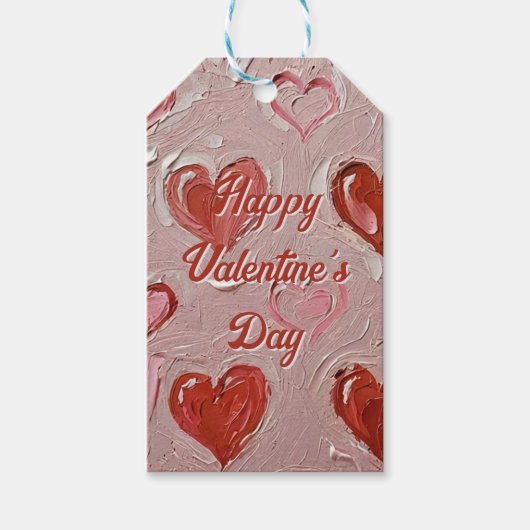 Happy Valentine's Day Cadeaulabel (Voorkant)