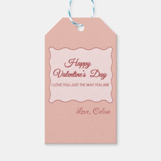 Happy Valentine's Day Cadeaulabel (Voorkant)