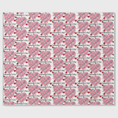 Happy Valentine's Day Cadeaupapier (Vlak)