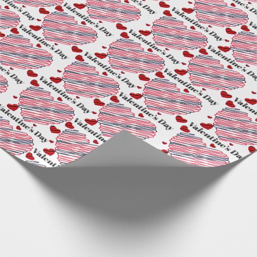 Happy Valentine's Day Cadeaupapier (Hoek)