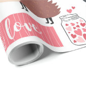 Happy Valentine's Day Cadeaupapier (Rol Hoek)
