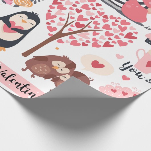 Happy Valentine's Day Cadeaupapier (Hoek)