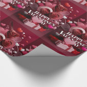 Happy Valentine's Day Cadeaupapier (Hoek)
