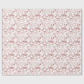 Happy Valentine's Day Cadeaupapier (Vlak)