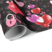 Happy Valentine's Day Cadeaupapier (Rol Hoek)