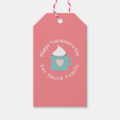 Happy Valentines Day Camp Fire Chocolade Cadeaulabel (Voorkant)