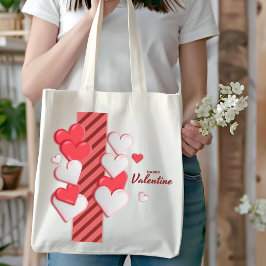 Happy Valentine's Day Canvas tas: een stijlvol cad Tote Bag