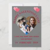 Happy Valentine's Day Card Bedankkaart (Voorkant)