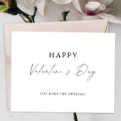 Happy Valentine's Day Card Bedankkaart