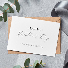 Happy Valentine's Day Card Bedankkaart