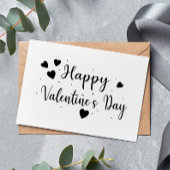 Happy Valentine's Day Card Bedankkaart