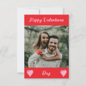Happy Valentines Day Card Bedankkaart (Voorkant)