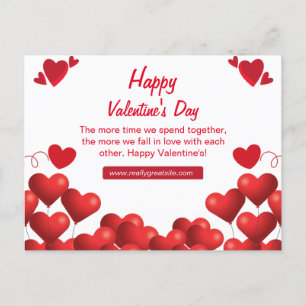 Happy Valentine's Day Card Briefkaart