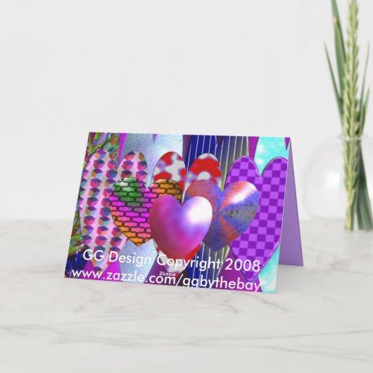 Happy Valentine's Day Card Feestdagen Kaart (Achterkant)