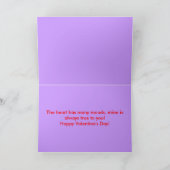 Happy Valentine's Day Card Feestdagen Kaart (Binnen)