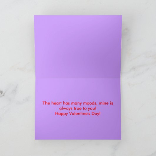 Happy Valentine's Day Card Feestdagen Kaart (Binnen)