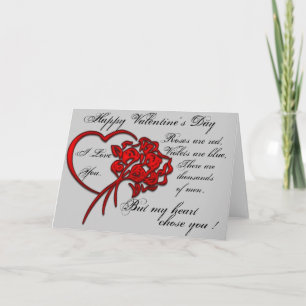 Happy Valentines Day Card Feestdagen Kaart