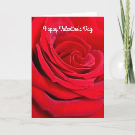 Happy Valentines Day Card Feestdagen Kaart (Voorkant)