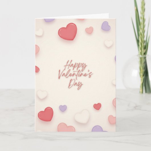 Happy Valentine's Day Card Feestdagen Kaart (Voorkant)